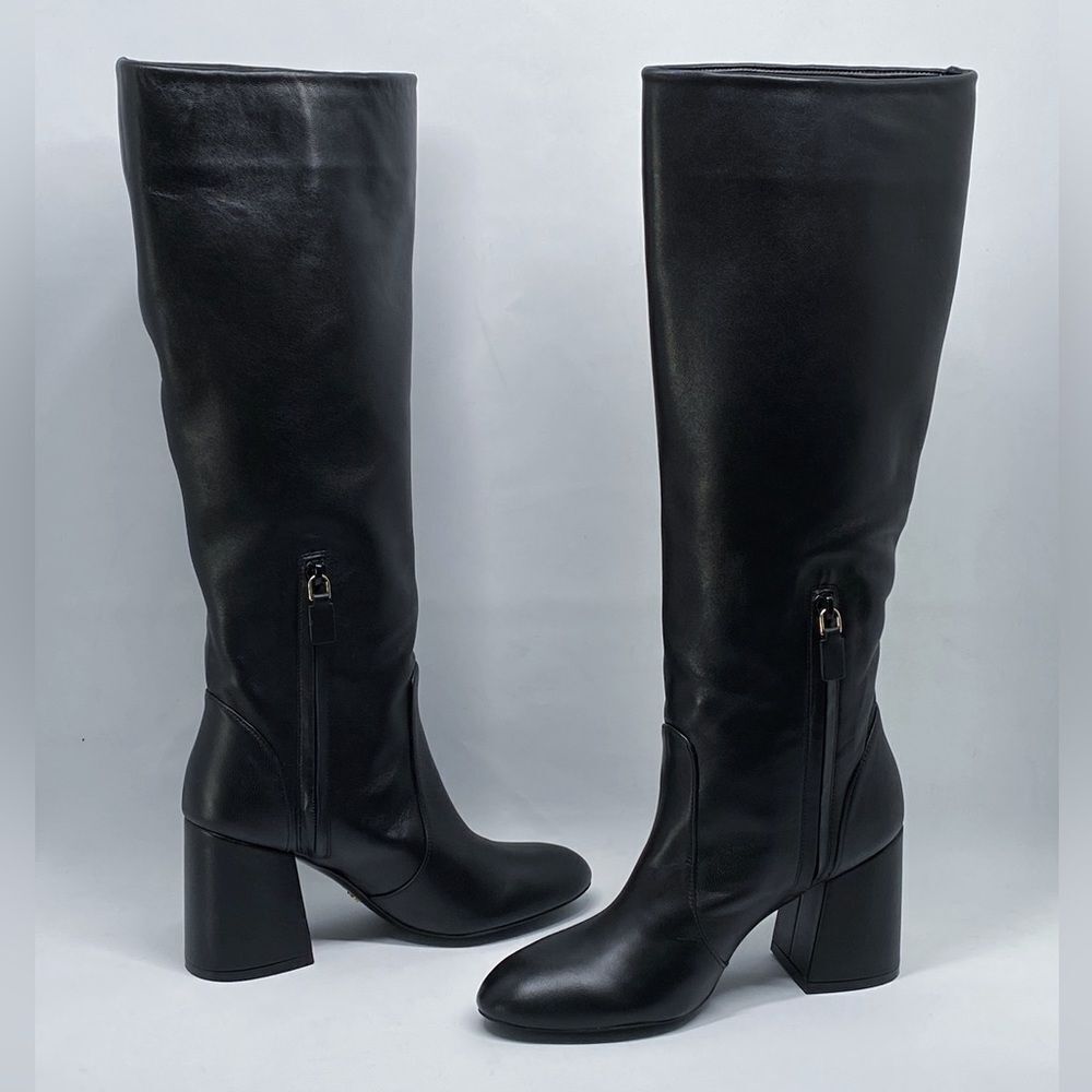 Stuart Weitzman Block Heel Mid Calf Boot Size 6 - image 8